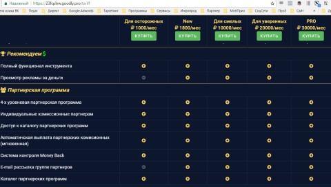 GOODLY.PRO возможности