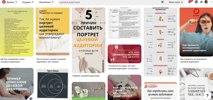 Pinterest целевая аудитория